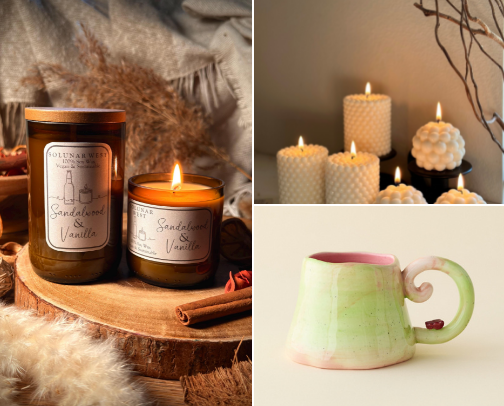 Cozy Girl Aesthetic 🕯️☁️ cover photo collage