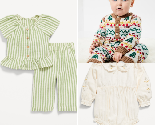 Whimsical baby girl outfits cover photo collage