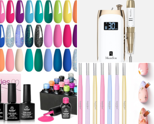 Nail products. Cheap nails at home 😍 cover photo collage