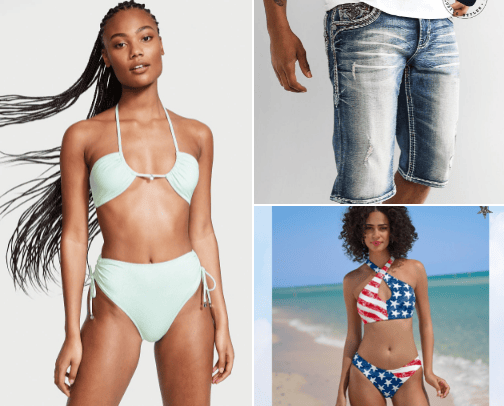 Clothing cover photo collage