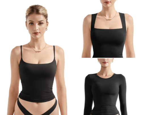 affordable basic tops cover photo collage