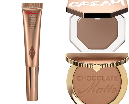 Bronzers/Contour cover photo collage