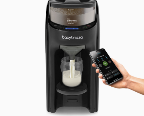Baby Brezza Formula Pro Advanced WiFi Baby Formula Dispenser - Black | Babylist Shop cover photo collage