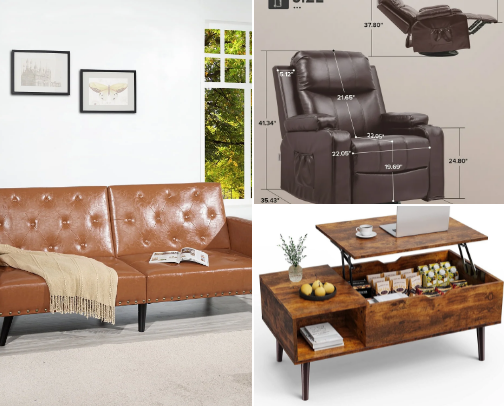 Furniture cover photo collage