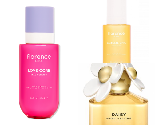 Perfume and body mist cover photo collage