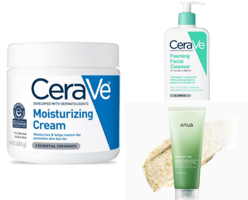 Your Glow Starts Here. Skincare Products cover photo collage