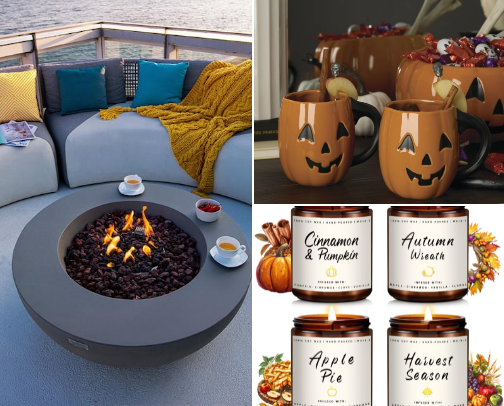 FALL...family, furry friends and falling leaves cover photo collage