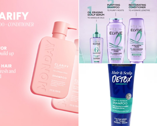 Shampoo to manage greasy hair cover photo collage