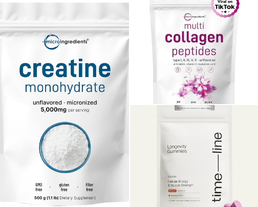 My Daily Longevity Supplement Stack | Energy, Muscle, and Metabolic Support cover photo collage