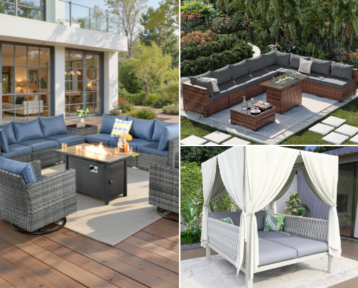 Backyard & Patio Ideas cover photo collage