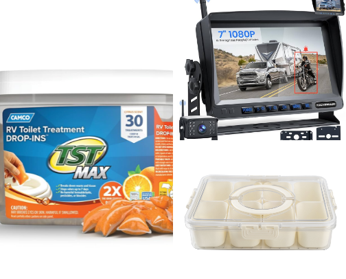 Camper Must Haves cover photo collage