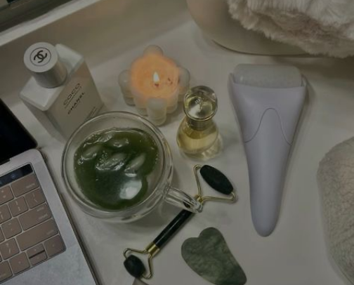skincare cover photo collage