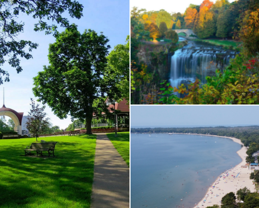 My Favorite Escapes Near Niagara Falls cover photo collage