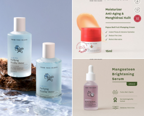 🌺 From This Island: Nature’s Skincare Secrets from the Archipelago cover photo collage