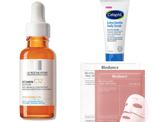My Skincare Recs After Accutane cover photo collage