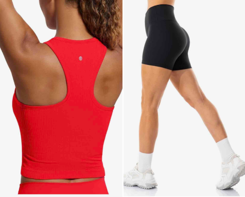 Affordable Gym Clothes cover photo collage
