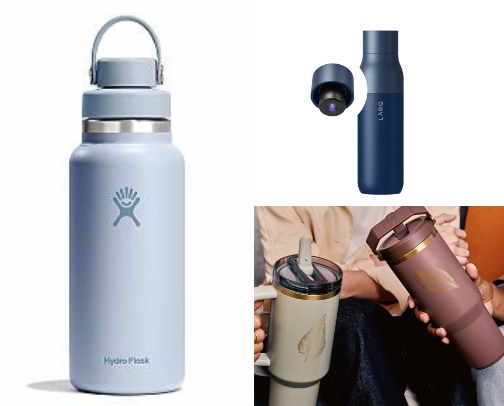 Hydration Heroes: The Best Gear + Products to Keep You Hydrated cover photo collage