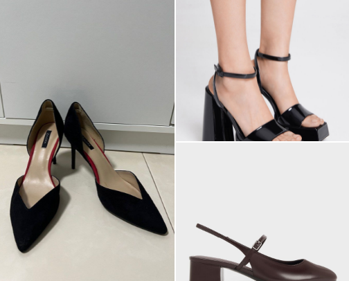 Women Heels cover photo collage