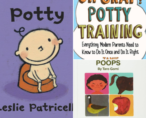 Potty Training Books That Actually Help (Ages 2–4) cover photo collage