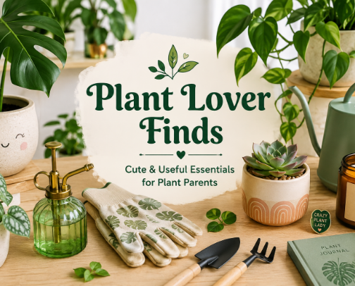 🪴 Plant Lover Finds | Cute & Useful Essentials for Plant Parents cover photo collage