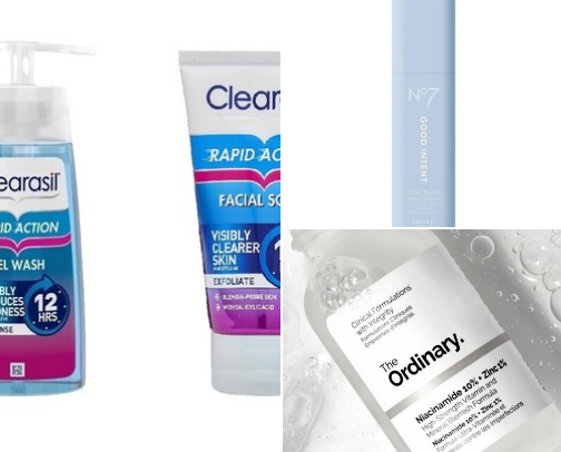 Real results skincare: What cleared my skin completely cover photo collage