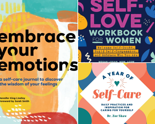 Books that helped control my emotions & anxiety cover photo collage