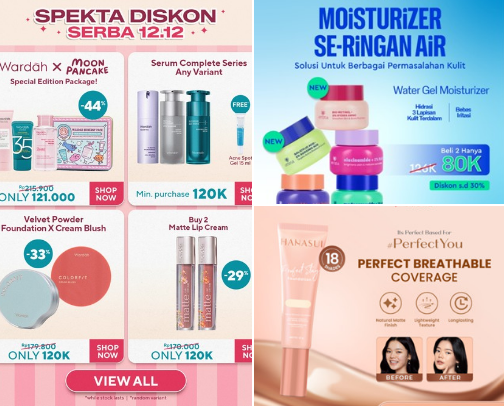 Brand make up yang harus kamu coba dan kamu harus punya cover photo collage