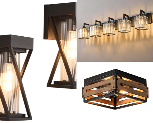 Light Fixtures cover photo collage