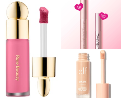 Go to everyday makeup products cover photo collage