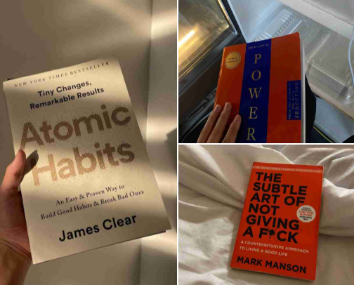 “Books That Changed My Mindset 📚✨” cover photo collage