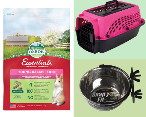 Rabbit /BUNNY BASIC SUPPLIES you need to buy only once (besides consumables). Bunny Boo approves! cover photo collage
