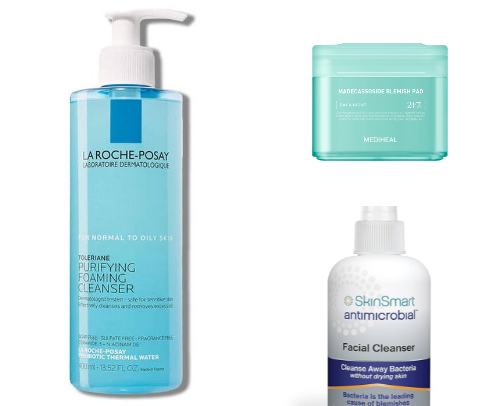 Skincare routine that is acne prone skin safe✔️ cover photo collage