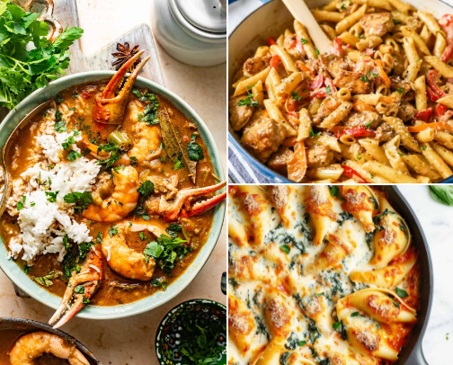 Sweater Weather Suppers: Fall & Winter Dinner Favorites cover photo collage
