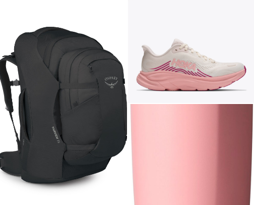 The bag of a sorta-serious hiker cover photo collage