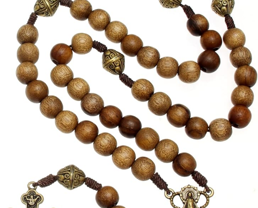Rosary beads cover photo collage
