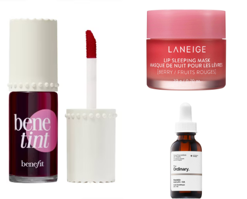Beauty products cover photo collage