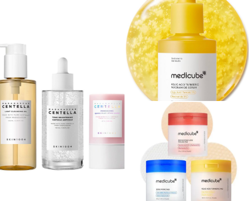 Skincare cover photo collage