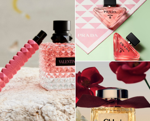 My perfume collection🪞🍬🎆 cover photo collage