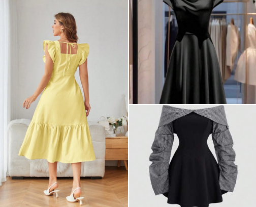Dress cover photo collage