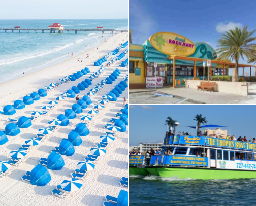 Fun Things to do in and around Clearwater Beach cover photo collage