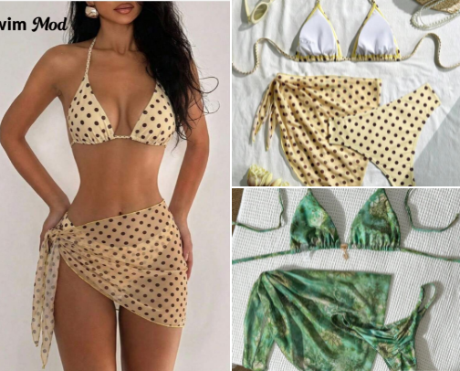 go-to swim & bikinis. cover photo collage