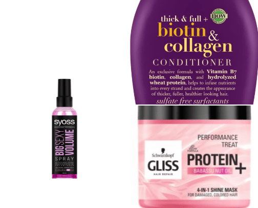 Hair Care for Thin and Sparse Hair cover photo collage