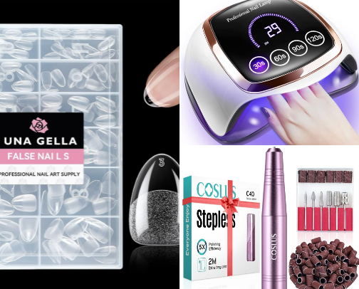DIY Gel X Nail Kit Essentials cover photo collage