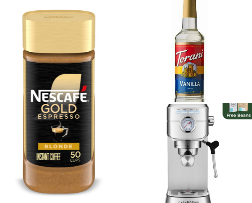 Everything you need for making GOOD lattes at home !! cover photo collage