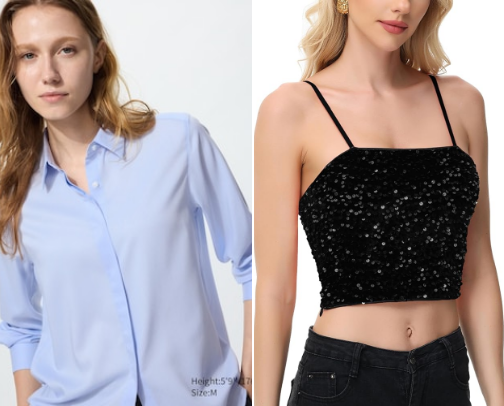 From Office to Sexy Night Out: Must-Have Women’s Tops cover photo collage