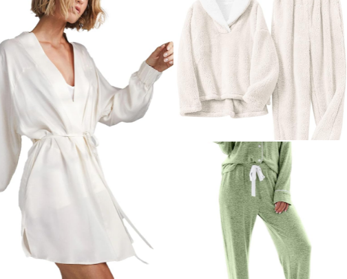 Cozy Pajamas & Robes You’ll Never Want to Take Off cover photo collage