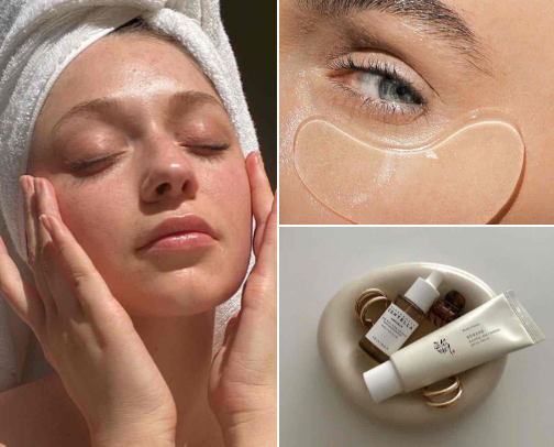 Glow-up Skincare Must-Haves 🫧 cover photo collage