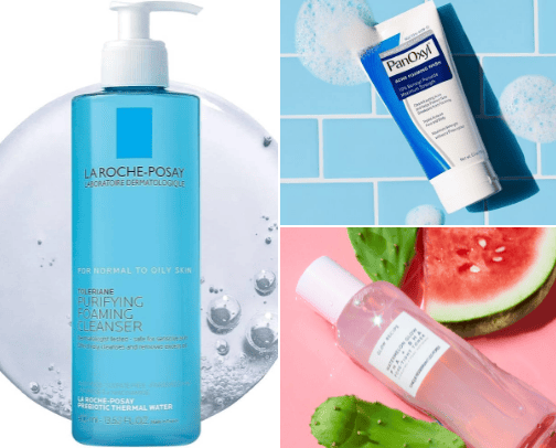 Skincare cover photo collage