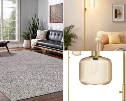 Cozy Living Room Finds cover photo collage