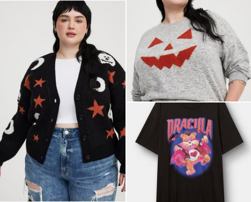Plus size fall/halloween cover photo collage